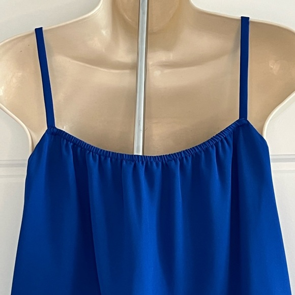 ANN TAYLOR LOFT Ruffle Sleeveless Blouse Top Size XS Feminine Chic Flirty New - Picture 5 of 10